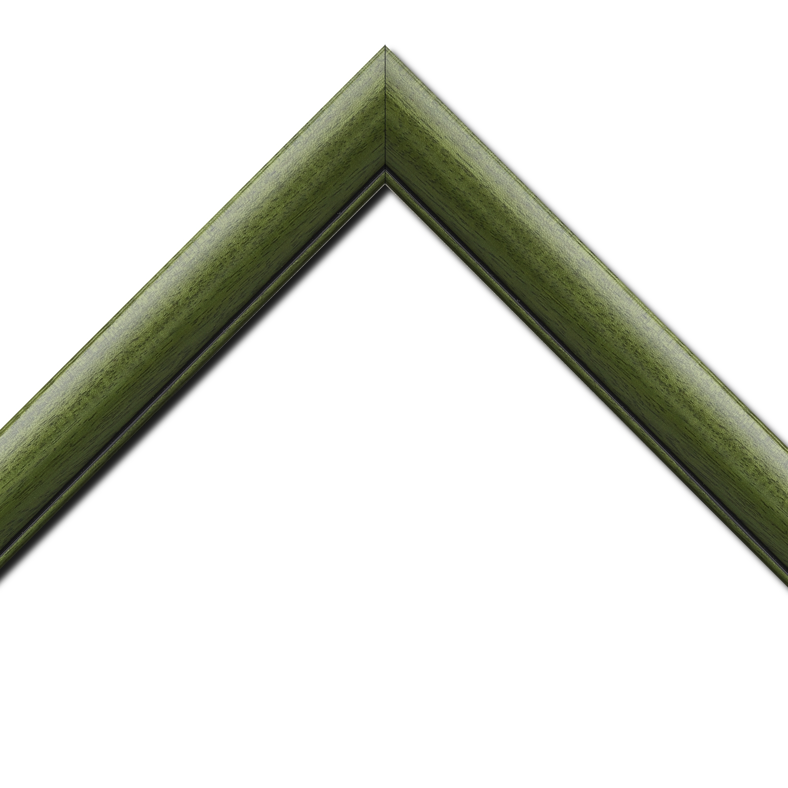 Cadre  bois vert — 34 x 40