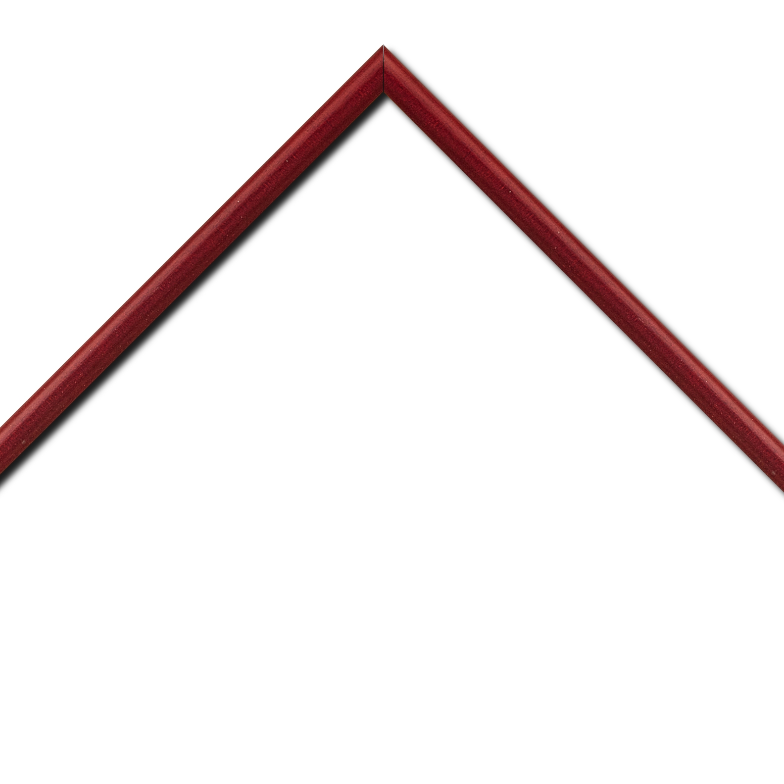 Cadre  bois bordeaux — 41 x 33