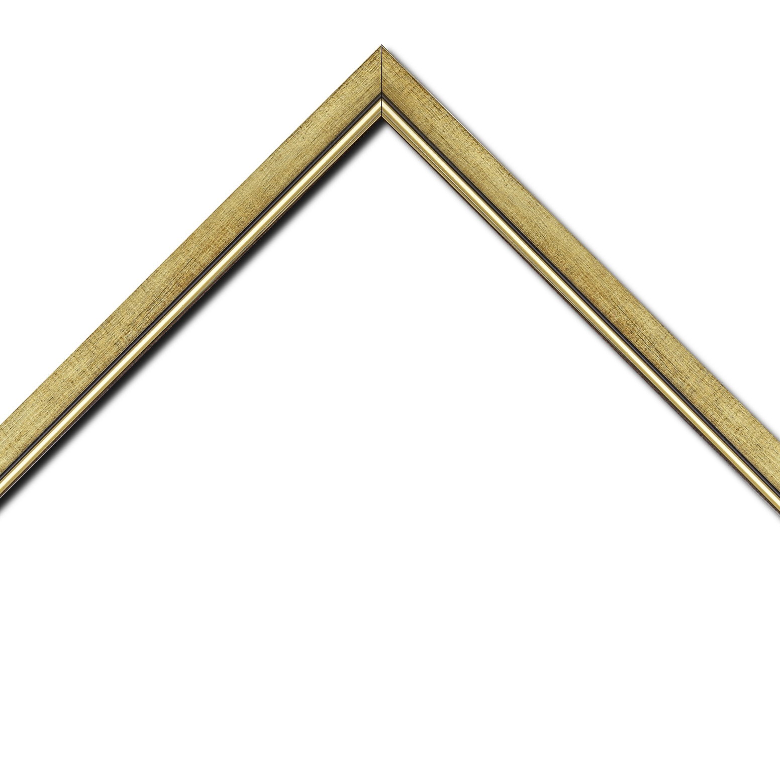 Cadre  bois or — 41 x 33