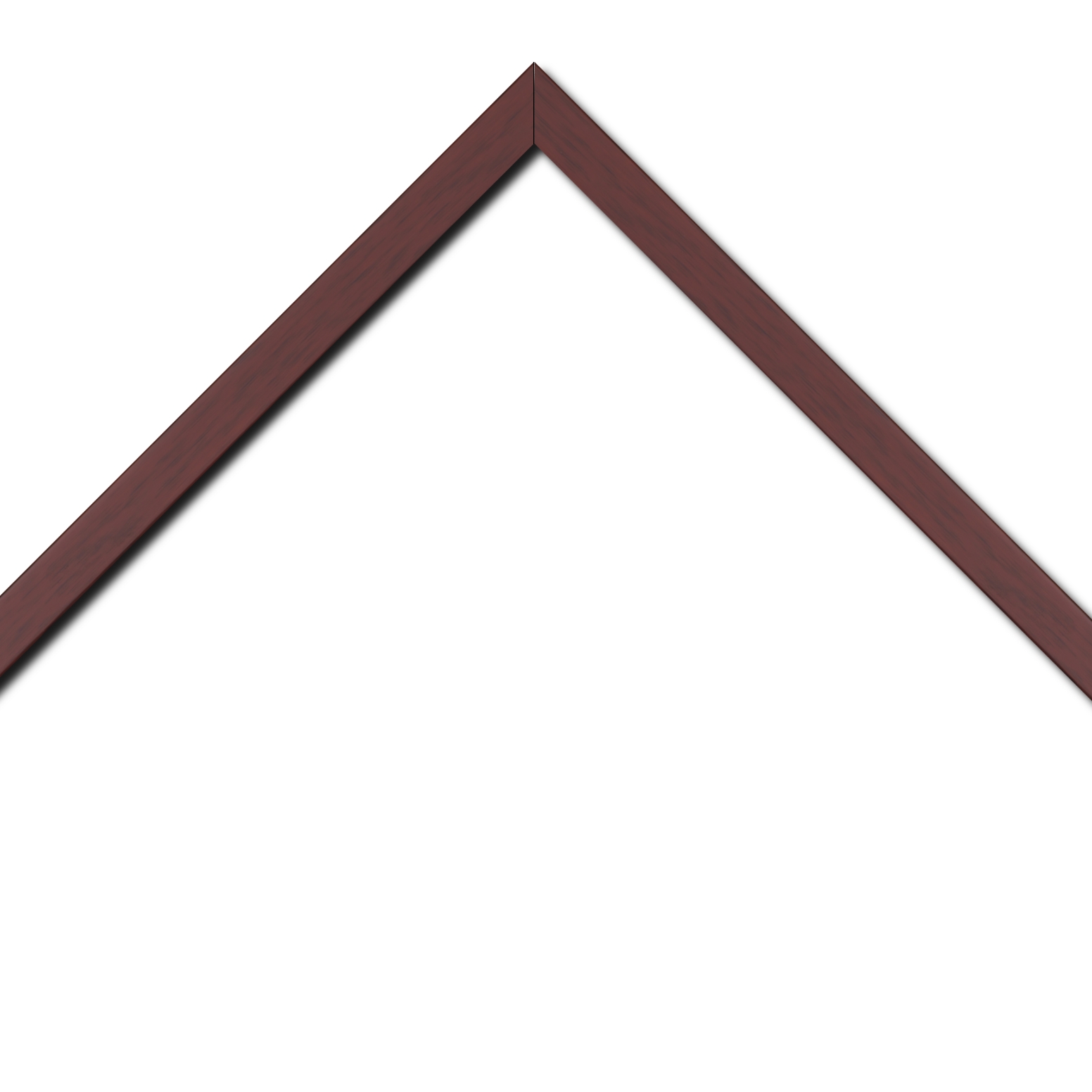Cadre  bois bordeaux — 59.4 x 84.1