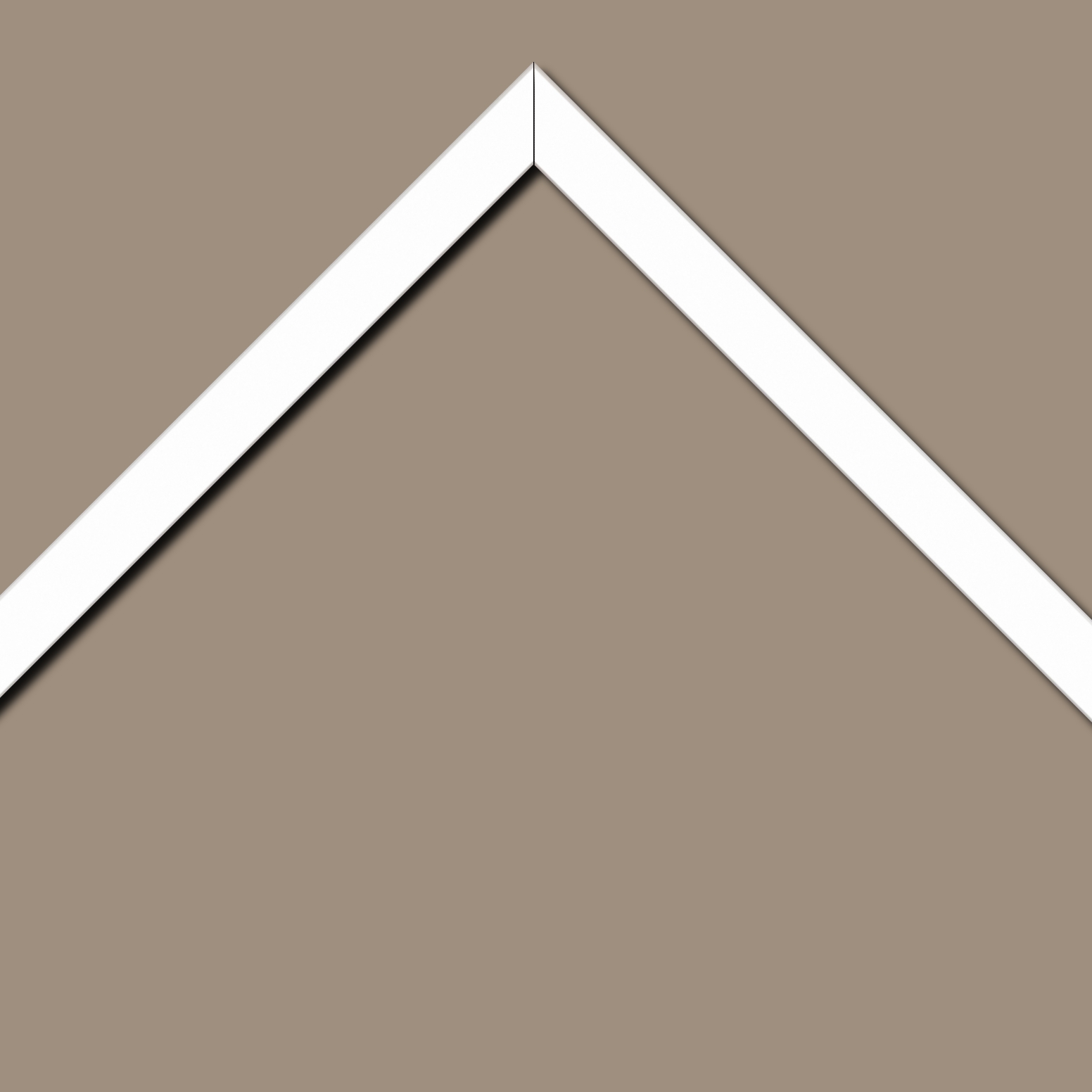 Cadre  bois blanc — 41 x 33