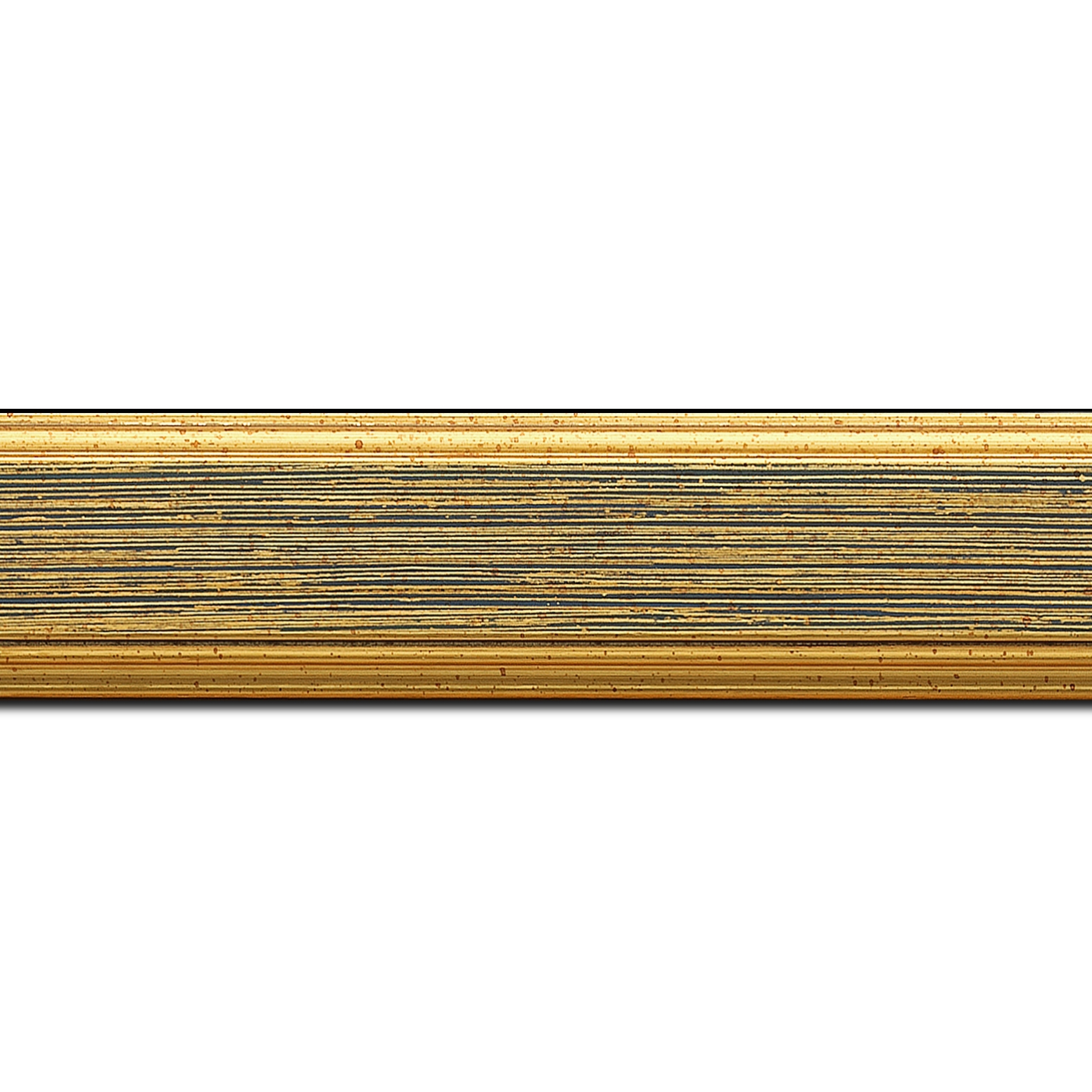 Cadre  bois or bleu — 59.4 x 84.1