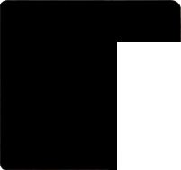 Cadre bois profil plat largeur 1.7cm couleur noir veiné - 28x34