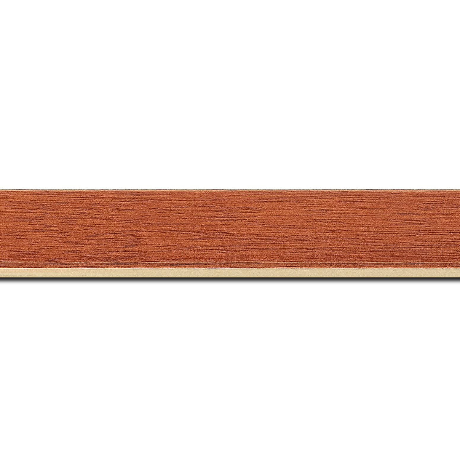 Cadre  bois marron tons bois — 35 x 27