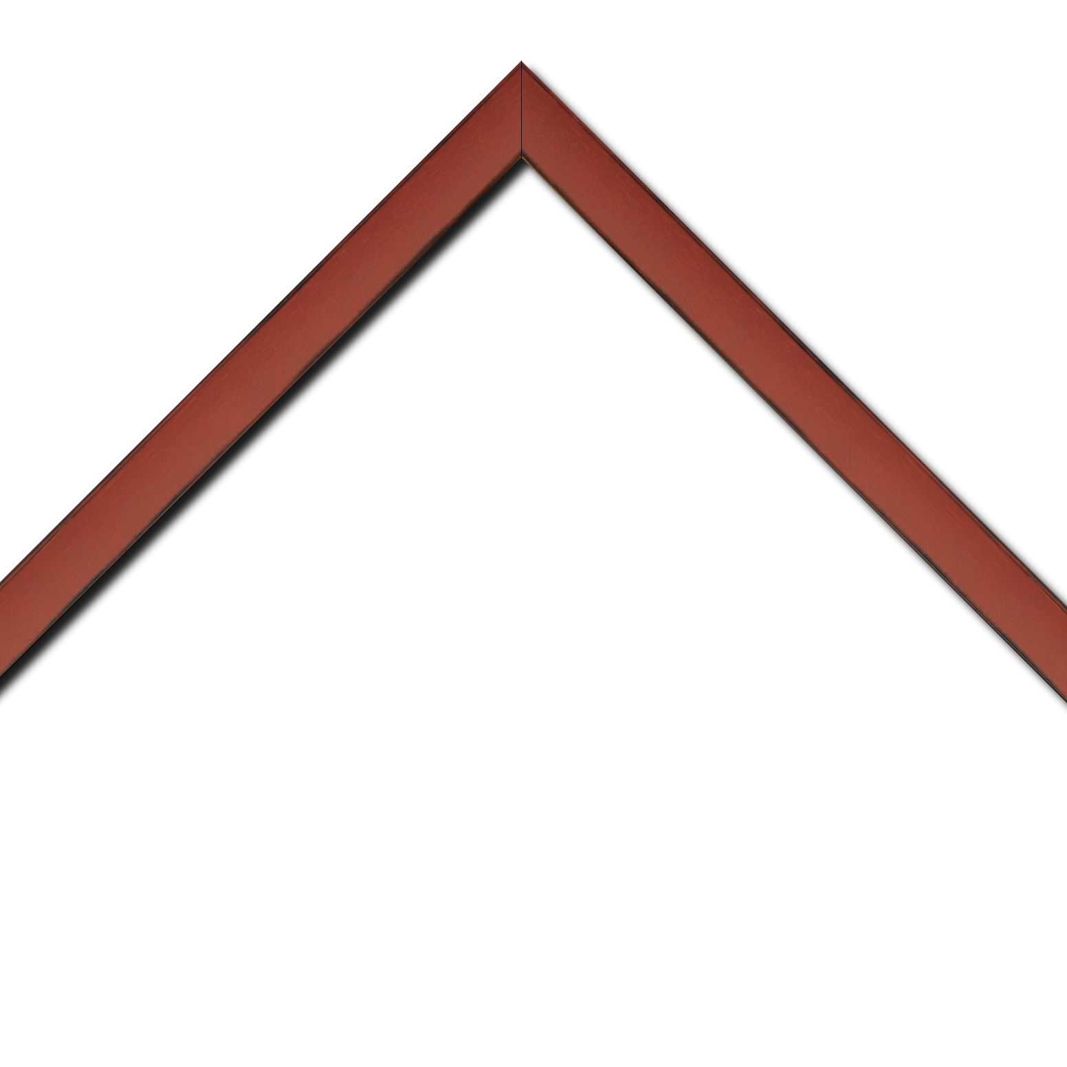 Cadre  bois bordeaux — 41 x 33