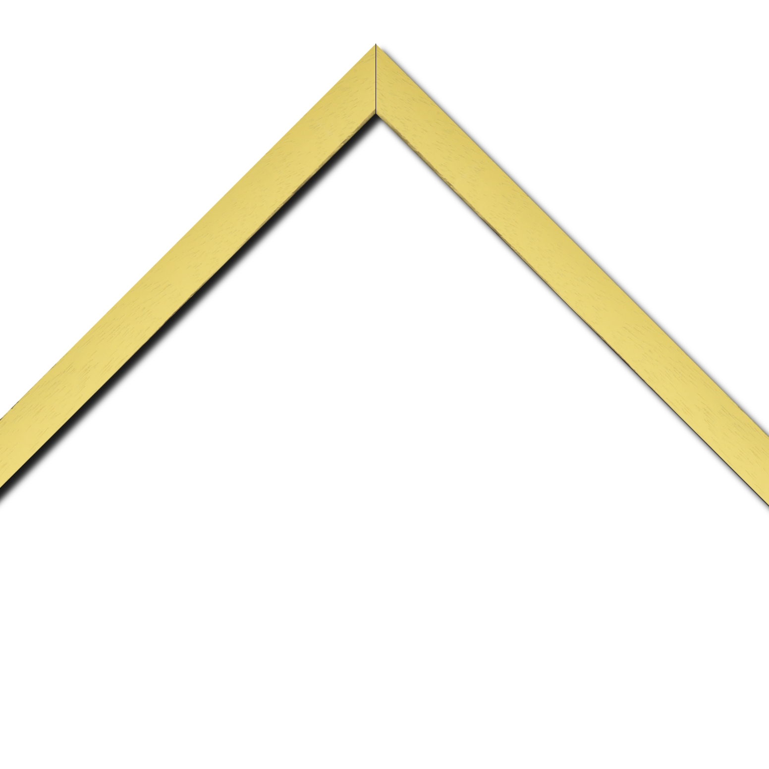 Cadre  bois jaune — 41 x 33