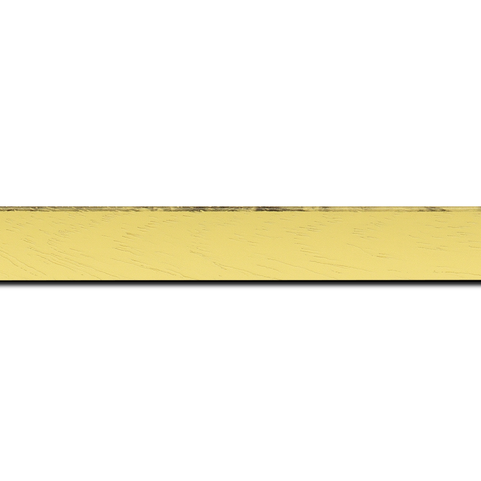 Cadre  bois jaune — 41 x 33
