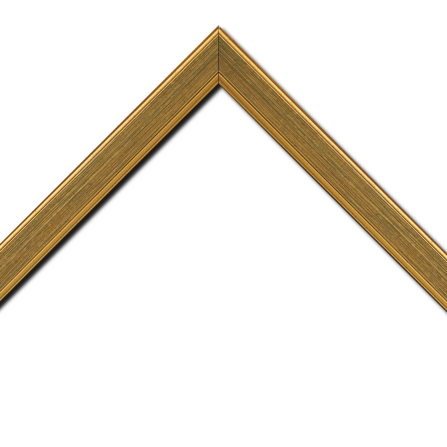 Cadre  bois vert or — 42 x 59.4