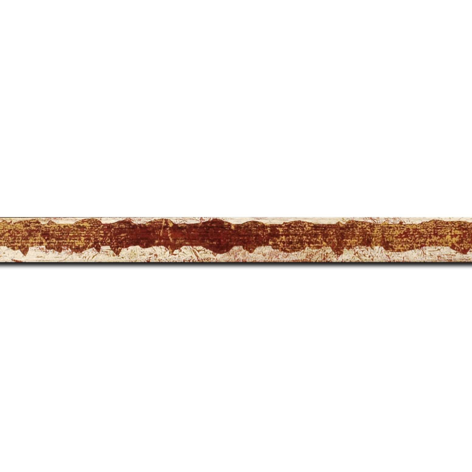 Cadre  bois bordeaux — 41 x 33