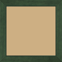 Cadre bois profil plat largeur 2.5cm couleur vert sapin satiné - 59.4x84.1