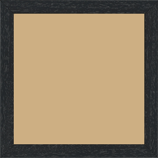 Cadre bois profil plat largeur 2cm hauteur 3.3cm couleur noir satiné (aussi appelé cache clou) - 84.1x118.9