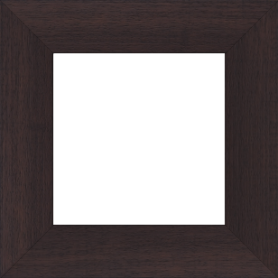 Cadre bois profil plat largeur 5.9cm couleur marron foncé satiné - 61x46