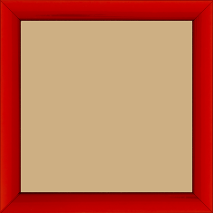 Cadre bois profil méplat largeur 2.3cm couleur rouge laqué - 24x36