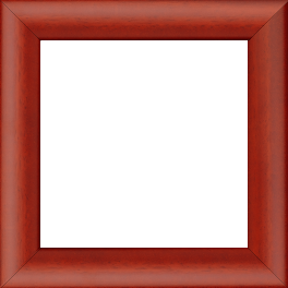 Cadre bois profil méplat largeur 3.7cm couleur rouge cerise satiné effet cube - 52x150