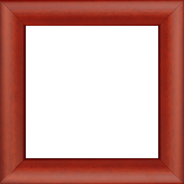 Cadre bois profil méplat largeur 3.7cm couleur rouge cerise satiné effet cube - 30x60