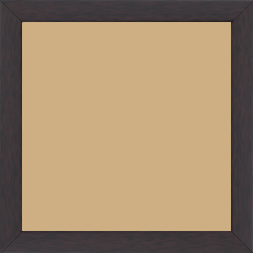 Cadre bois profil plat effet cube largeur 2cm couleur ton bois palissandre - 15x20