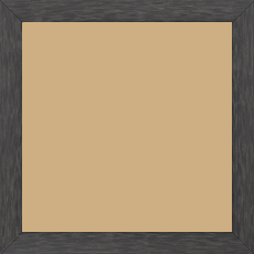 Cadre bois profil plat effet cube largeur 2cm couleur ton bois anthracite - 50x100