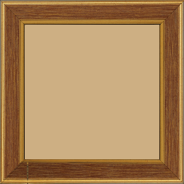 Cadre bois profil plat largeur 3.5cm couleur or fond bordeaux filet or