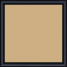 Cadre bois profil demi rond largeur 1.5cm couleur noir mat
