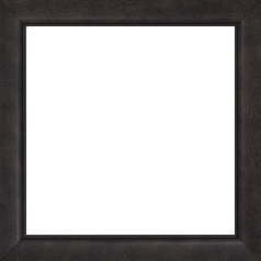 Cadre bois profil bombé largeur 2.4cm couleur noir anthracite satiné - 70x70