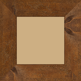 Cadre bois profil plat largeur 6.7cm couleur marron foncé finition aspect vieilli antique - 80x100
