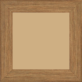 Cadre bois profil plat largeur 4.2cm décor bois chêne doré - 34x40