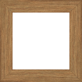 Cadre bois profil plat largeur 4.2cm décor bois chêne doré - 84.1x118.9