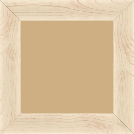 Cadre bois profil plat largeur 4.2cm décor bois blanc naturel - 28x34