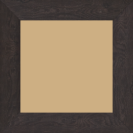 Cadre bois profil plat largeur 4.2cm décor bois wengé foncé - 84.1x118.9