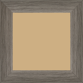 Cadre bois profil plat largeur 4.2cm décor bois gris - 59.4x84.1