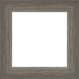 Cadre bois profil plat largeur 4.2cm décor bois gris - 80x100