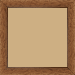 Cadre bois profil plat largeur 2.5cm couleur marron ton bois - 18x24