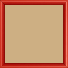 Cadre bois profil demi rond largeur 1.5cm couleur rouge ferrari mat