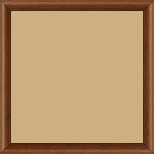 Cadre bois profil demi rond largeur 1.5cm couleur marron ton bois extérieur ébène