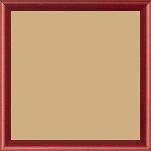 Cadre bois profil demi rond largeur 1.5cm couleur bordeaux satiné - 24x36