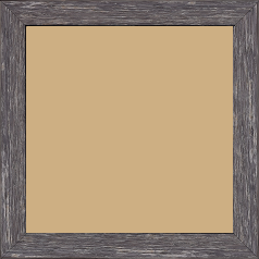 Cadre bois profil arrondi en pente plongeant largeur 2.4cm couleur gris  finition veinée, reflet argenté - 18x24