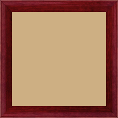 Cadre bois profil arrondi en pente plongeant largeur 2.4cm couleur bordeaux finition vernis brillant,veine du bois  apparent (pin) ,