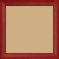 Cadre bois profil arrondi en pente plongeant largeur 2.4cm couleur rouge cerise finition vernis brillant,veine du bois  apparent (pin) , - 70x90