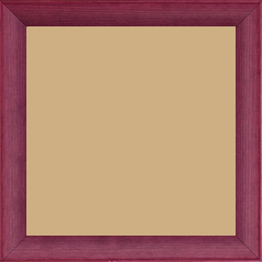 Cadre bois profil arrondi en pente plongeant largeur 2.4cm couleur rose fushia  finition vernis brillant,veine du bois  apparent (pin) , - 60x80