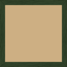 Cadre bois profil plat largeur 1.7cm couleur vert foncé veiné