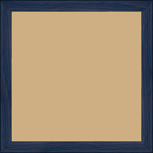 Cadre bois profil plat largeur 1.7cm couleur bleu marine veiné