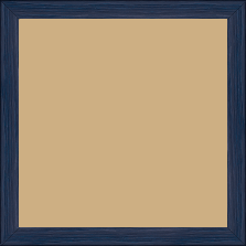 Cadre bois profil plat largeur 1.7cm couleur bleu marine veiné - 28x34