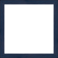 Cadre bois profil plat largeur 1.7cm couleur bleu marine veiné - 35x24