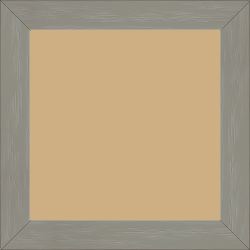 Cadre bois profil plat largeur 3cm , couleur gris souris (veines du bois apparentes , essence du bois : pin ) - 15x21