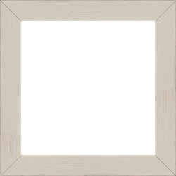 Cadre bois profil plat largeur 3cm , couleur gris clair (veines du bois apparentes , essence du bois : pin ) - 42x59.4