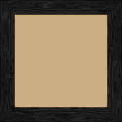 Cadre bois profil plat largeur 3cm , couleur noir (veines du bois apparentes , essence du bois : pin )