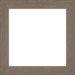 Cadre bois profil plat largeur 3cm , couleur taupe (veines du bois apparentes , essence du bois : pin ) - 55x33