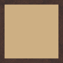 Cadre bois profil plat largeur 1.6cm couleur palissandre satiné - 21x29.7