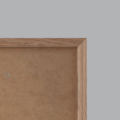Cadre en bois chêne naturel 50x70cm - Qualité Premium - ArtPhotoLimited