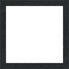 Cadre bois profil plat largeur 2cm hauteur 3.3cm couleur noir satiné (aussi appelé cache clou) - 27x19